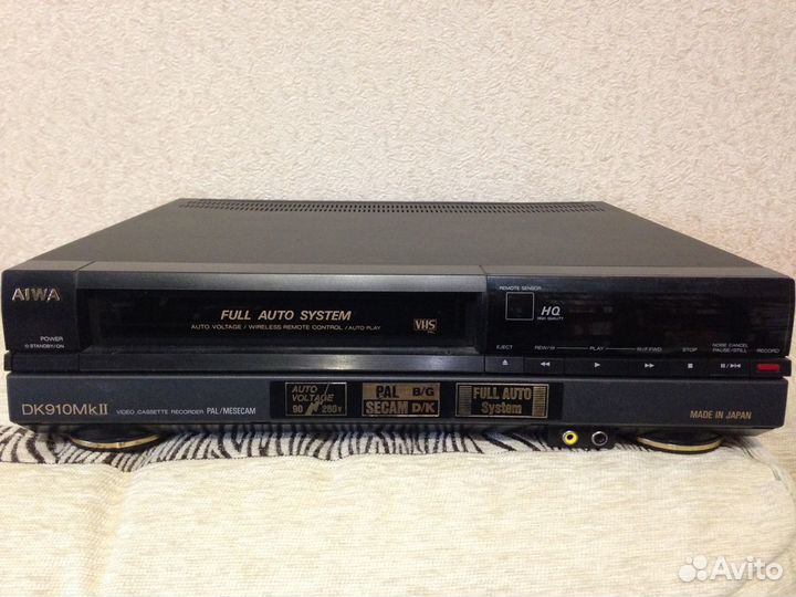 Видеомагнитофон Aiwa DK910Mk Япония