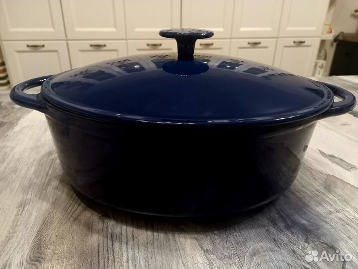 Кастрюля чугунная эмалированная 4,5л Финляндия