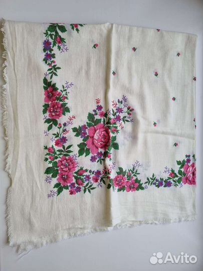 Павлопосадский платок СССР хлопок