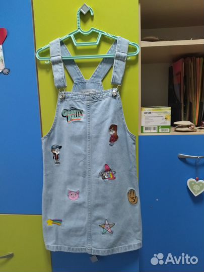 Джинсовый сарафан р140