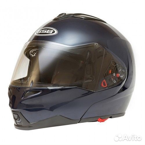 Шлем модуляр GSB G-339 черный/матовый