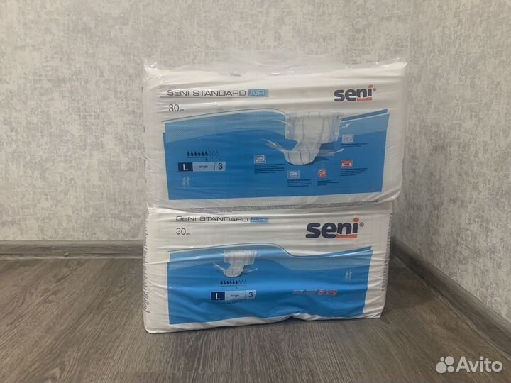 Памперсы для взрослых seni 1,2,3