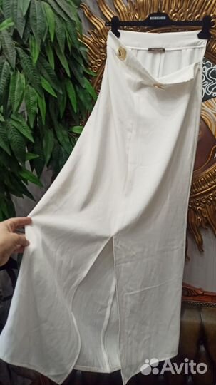 Юбка длинная 44-46 roberto cavalli белая италия
