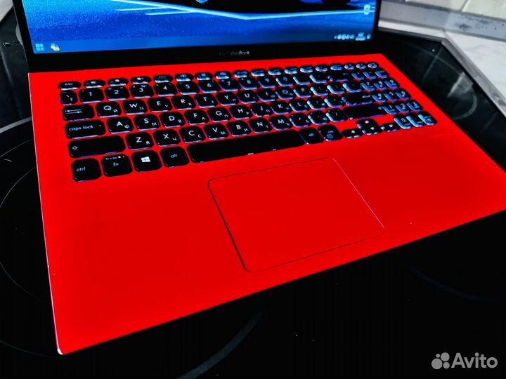 Asus красный Ryzen 7-3700U/12 Gb/SSD 512/FHD IPs