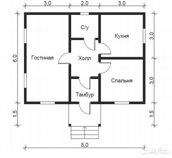 Каркасный дом под ключ