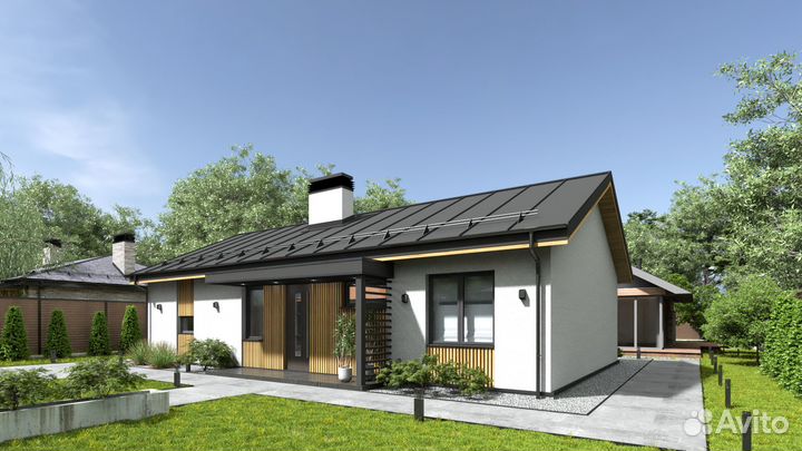 Строительство дома 100.20 кв