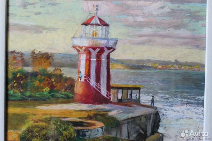 Картина морской пейзаж на закате