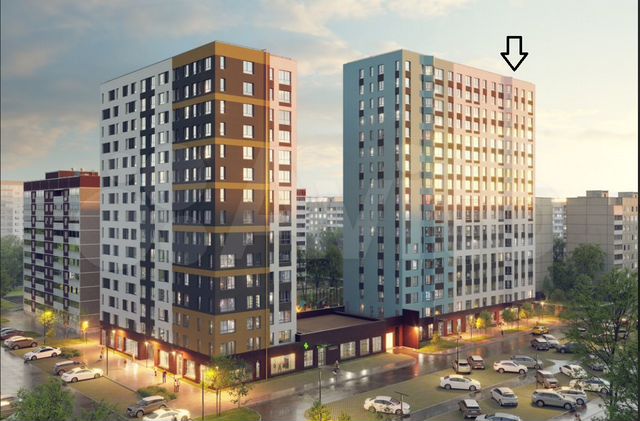 1-к. квартира, 35 м², 12/17 эт.