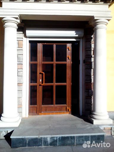 Дверь алюминий теплая