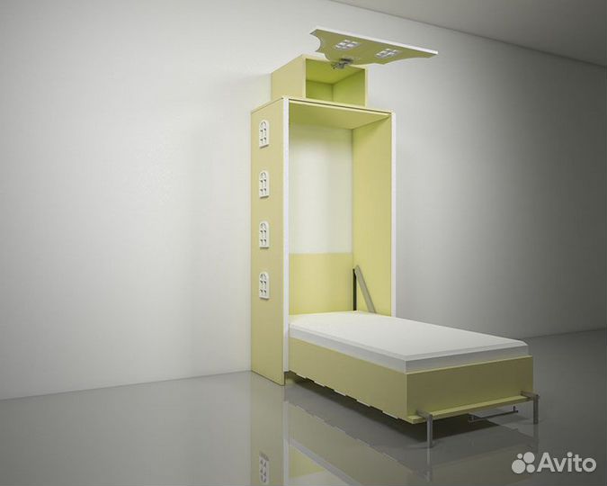 Подъемная откидная шкаф кровать домик детская Б-30