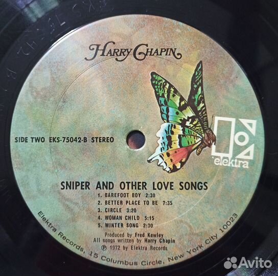 Harry Chapin / Sniper and other love songs / US