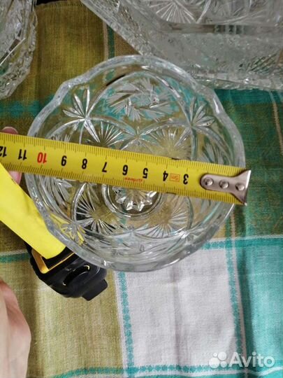 Вазочка хрустальная времен СССР