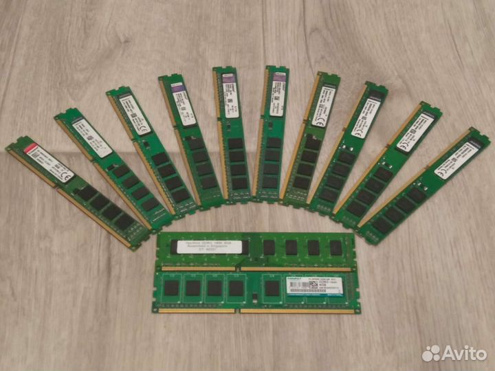Оперативная память DDR3 8GB, 4GB, 2GB