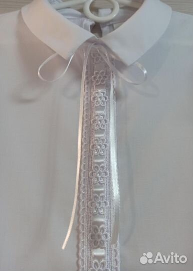 Блузка школьная для девочки р.140-146