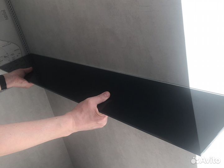 Полка настенная стеклянная