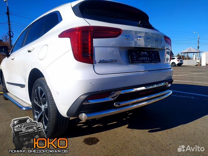 Защита заднего бампера Haval Jolion