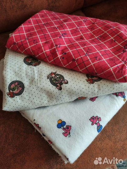 Ткань фланель СССР байка