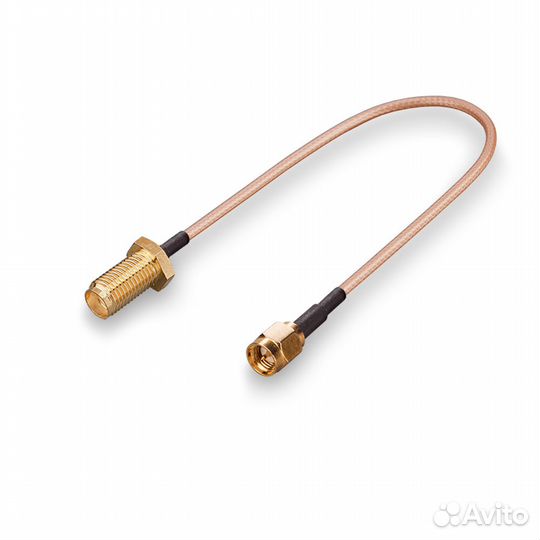 Пигтейл SMA (female) - SMA (male) (кабель RG316)