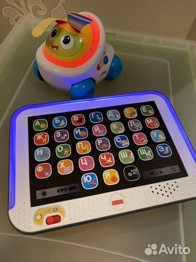 Планшет и машинка Fisher Price