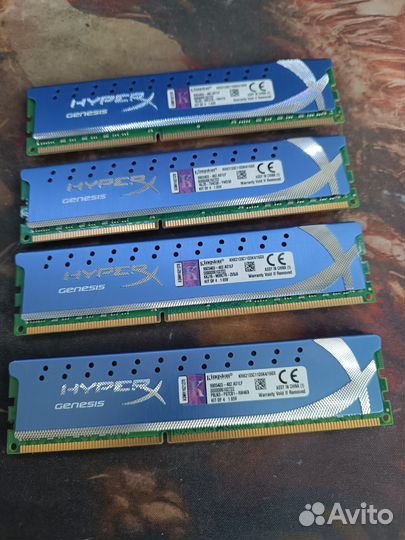 DDR3 16Gb (4x4Gb) Kingston HyperX Genesis