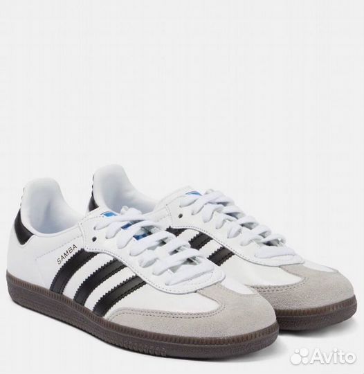 Кеды Adidas Samba OG White Black Gum