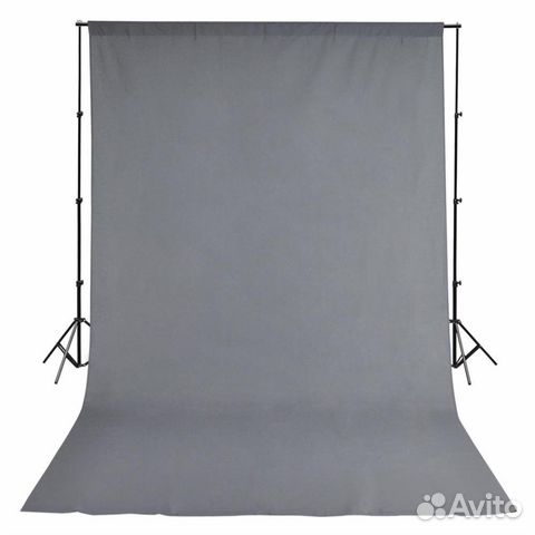 Серый тканевый фон B-103 (300х500см)