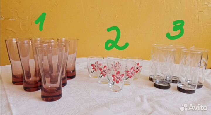 Рюмки, стопки