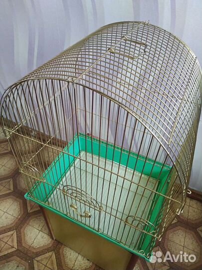 Клетка и лоток для котёнка