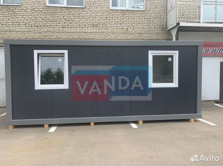 Блок контейнер из сэндвич панелей 6000х2400