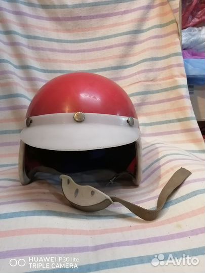 Шлем мотоциклиста Салют, ретро