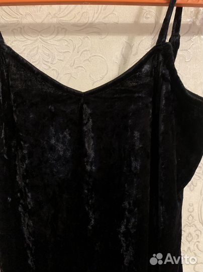 Вечернее платье-сарафан 44 46 велюр