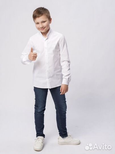 Рубашка для мальчика школьная