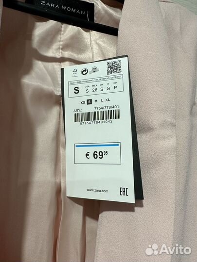 Пиджак zara s