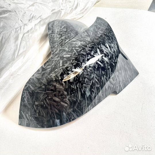 Накладки на зеркала bmw f30 кованный карбон