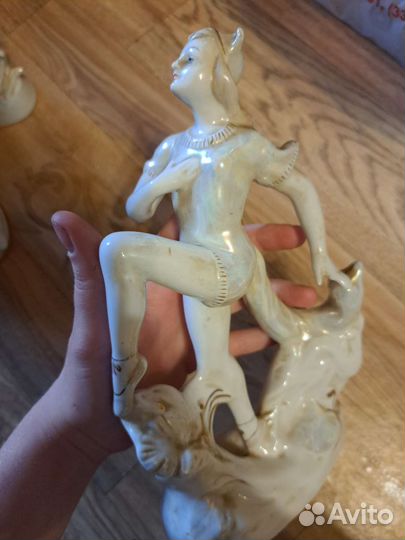 Статуэтка балерина кошка