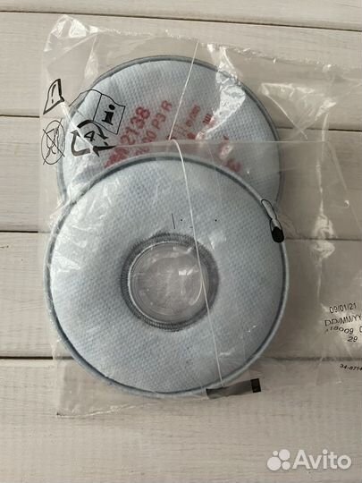 Фильтры для респиратора 3М 2138