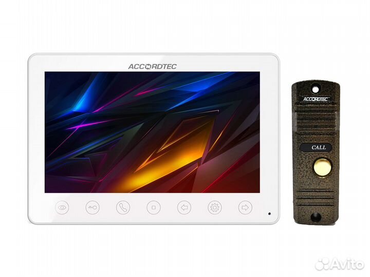 Комплект видеодомофона и вызывной панели AD №5