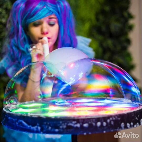 Шоу мыльных пузырей