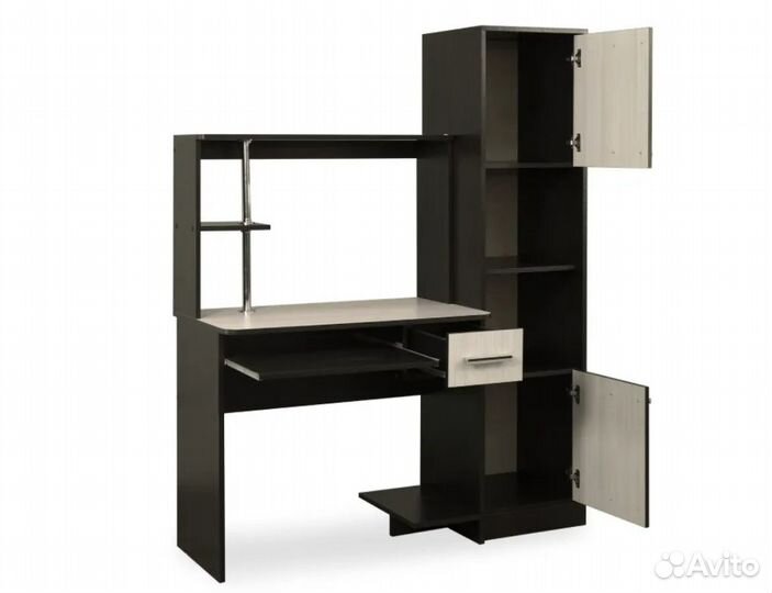 Стол компьютерный с пеналом венге