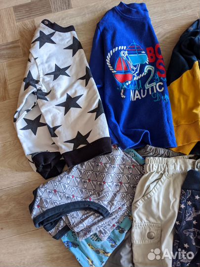 Вещи пакетом на мальчика 98 104 110