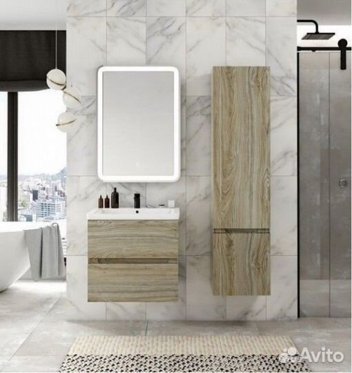 Шкаф-пенал Art&Max Techno 160 правосторонний Дуб мелфорд