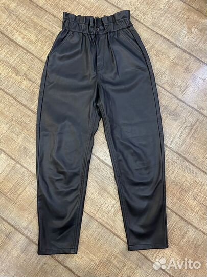 Кожаные штаны Zara