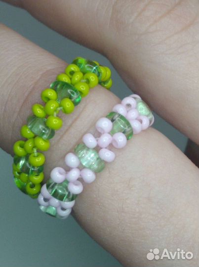 Кольцо из бисера