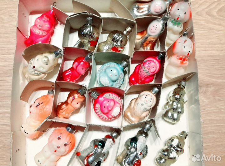 Елочные игрушки СССР и гдр