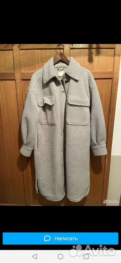 Пальто тедди шуба HM