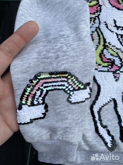 Кофта лонгслив свитшот для девочки hm