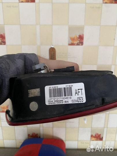 13314053 задний фонарь opel astra j