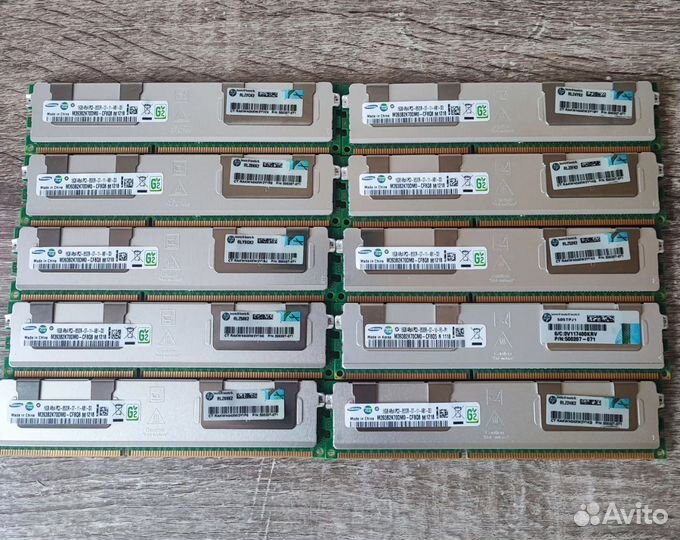 DDR3 ECC REG Samsung 16GB 1066Mhz серверная