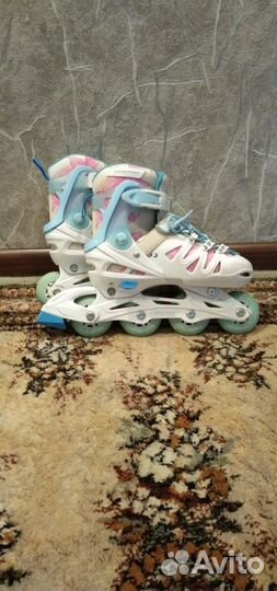 Роликовые коньки детские раздвижные