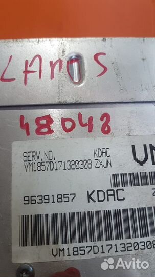 Блок управления двигателем на Chevrolet Lanos